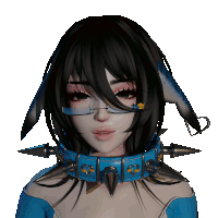 Scar Uchiha Hair Vrchat Sticker GIF