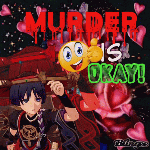 Scaramouche Genshin Impact Blingee GIF