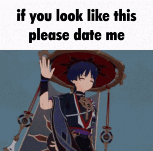 Scaramouche Look Like This GIF