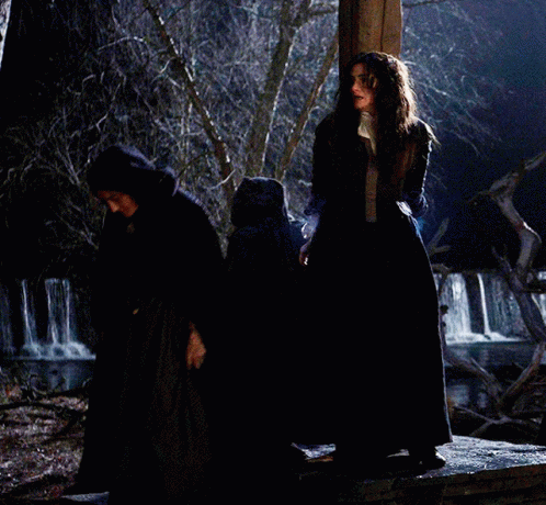 Scared Agatha Harkness Tied In Post GIF