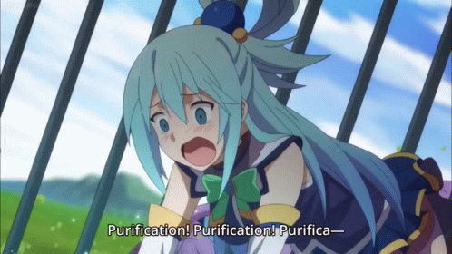 Scared Aqua Almost Bitten Monster GIF