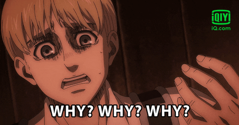 Scared Armin Arlert Asking Why GIF