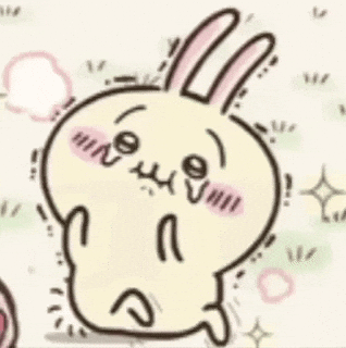 Scared Chibi Chiikawa Usagi GIF