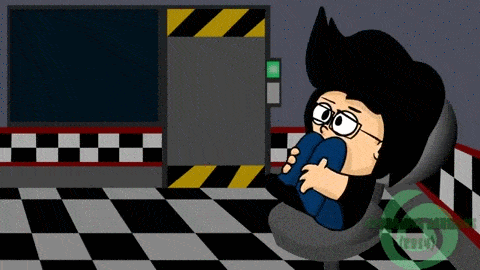 Scared Derp Face Five Nights At Freddy's GIF