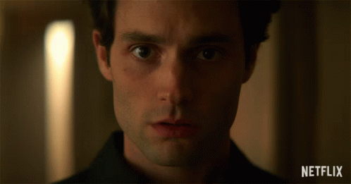 Scared Joe Goldberg Shocked GIF