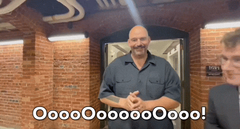Scared John Fetterman Meme GIF