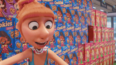 Scared Lucy Wilde On Supermarket Meme GIF