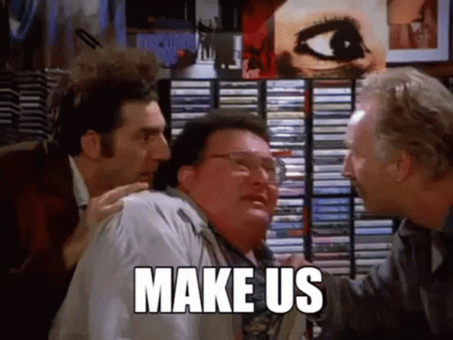 Scared Seinfeld Newman Make Us GIF