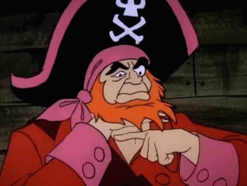 Scared Shaggy And Scooby Doo Pirate GIF