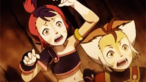 Scared Shocked Thundercats Wilykit And Wilykat GIF