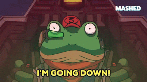Scared Star Fox Going Down GIF