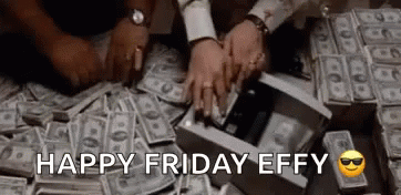 Scarface Counting Money Happy Friday Effy GIF