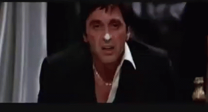 Scarface Tony Montana Sighed GIF