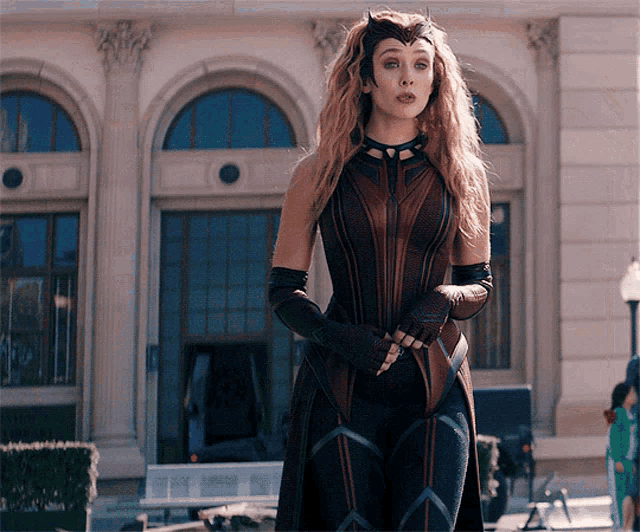 Scarlet Witch Arrogant Talk GIF