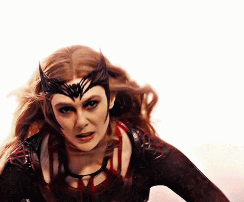 Scarlet Witch Evil Madness GIF