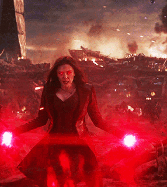 Scarlet Witch Great Power GIF