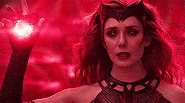 Scarlet Witch Hand Gesture GIF