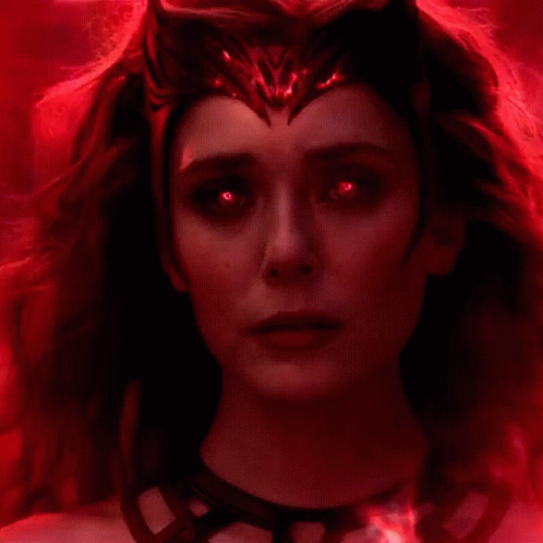 Scarlet Witch Red Eyes GIF