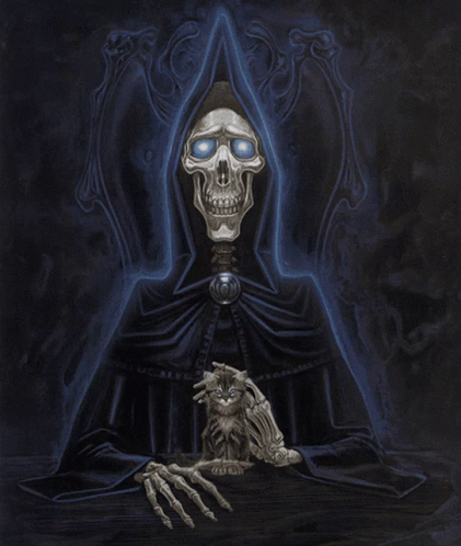 Scary Angel Of Death Running Fingers GIF