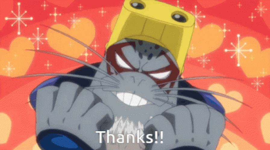 Scary Anime Selkie Thank You GIF