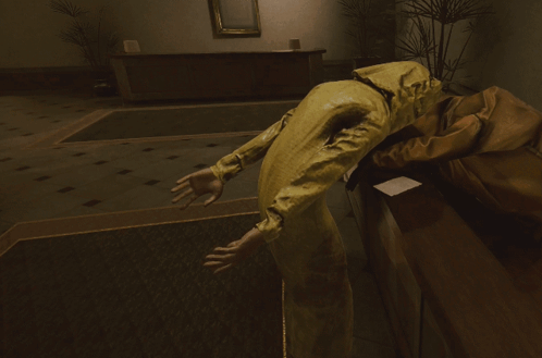 Scary Backroom Creature Lurking GIF