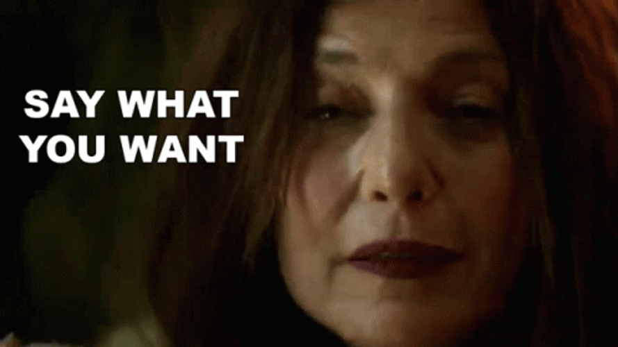Scary Catherine Keener What Do You Want Say What GIF