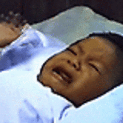 Scary Crying Monster Child GIF
