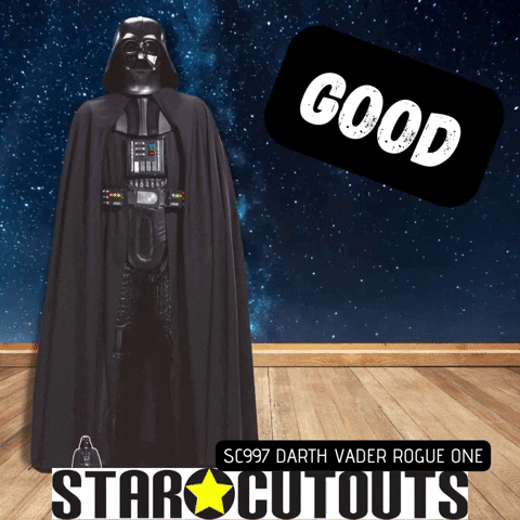 Scary Darth Vader Good Evening GIF