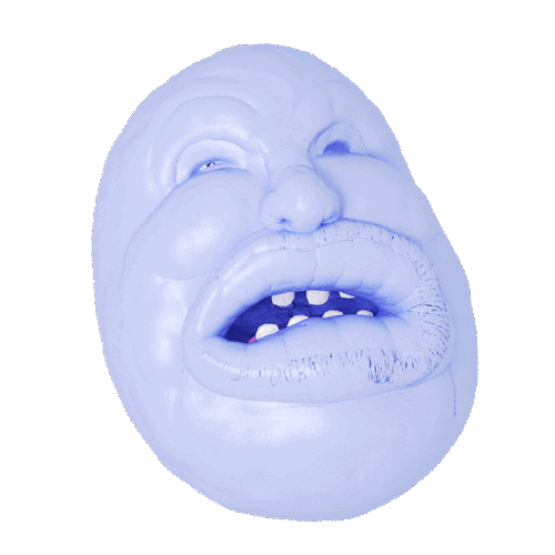 Scary Distorted Jellygummies Head GIF