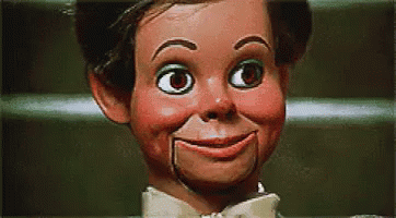 Scary Doll Que Boba GIF