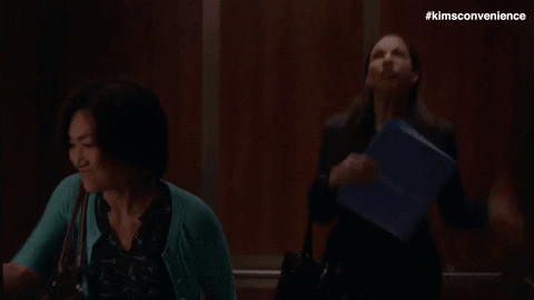 Scary Elevator Power Outage GIF