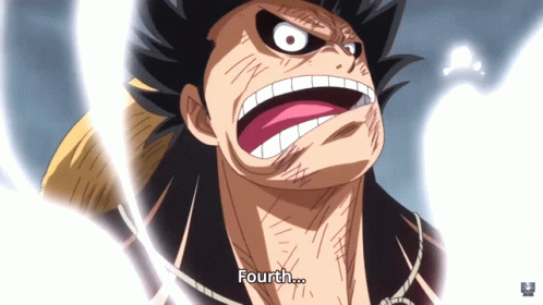 Scary Face Luffy Gear 4 GIF
