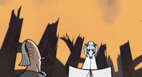 Scary General Grievous Attack Animation GIF