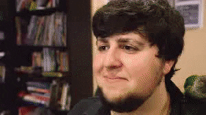 Scary Glitching Jontron GIF