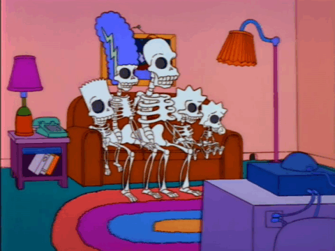 Scary Halloween The Simpsons GIF