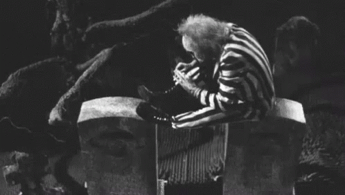 Scary Head Turn Beetlejuice Meme GIF