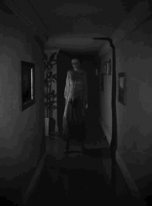 Scary Lady Ghost GIF