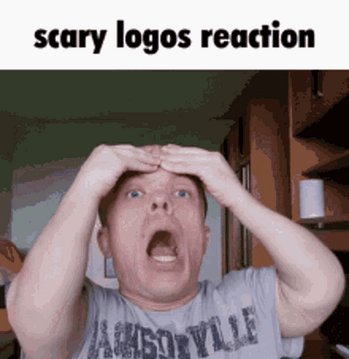 Scary Logo's Reaction GIF