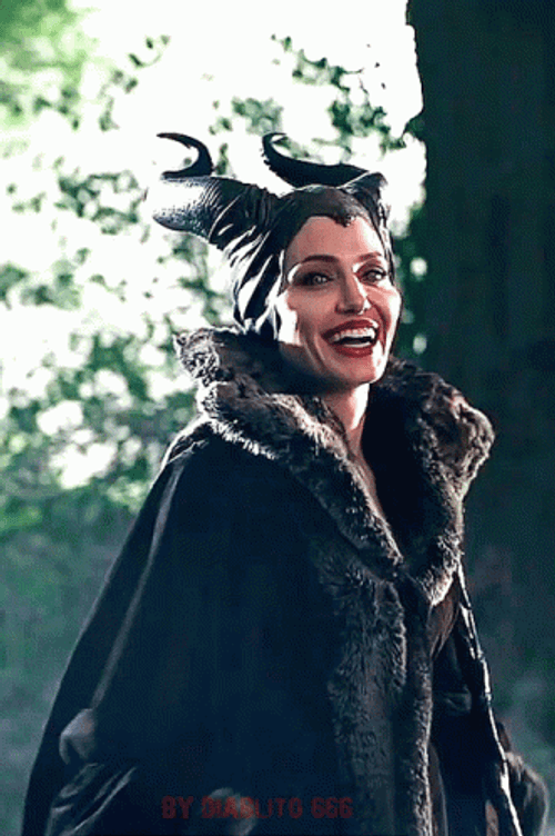 Scary Maleficent Evil Laugh GIF