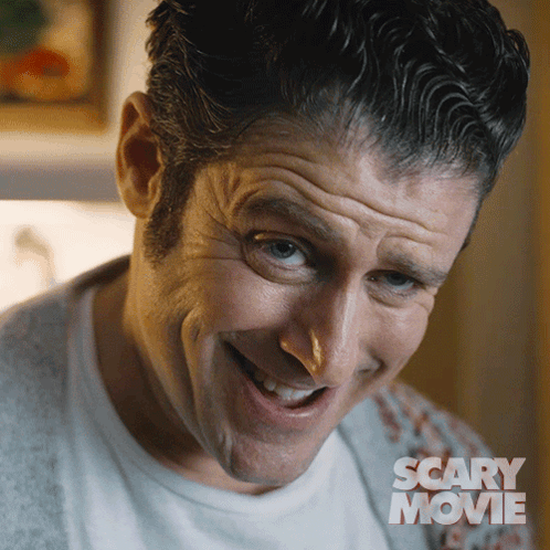 Scary Movie Man Face GIF