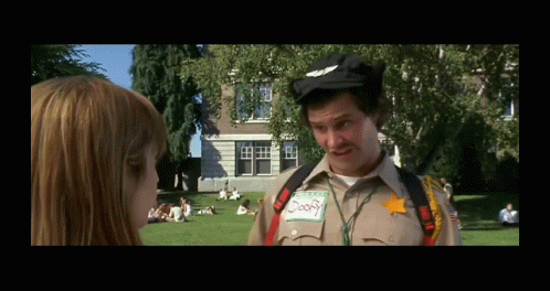 Scary Movie Officer Doofy Showing His Fingers GIF