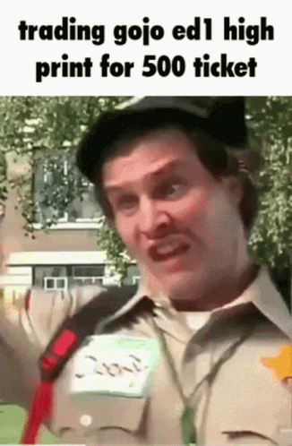 Scary Movie Officer Doofy Trading Gojo GIF