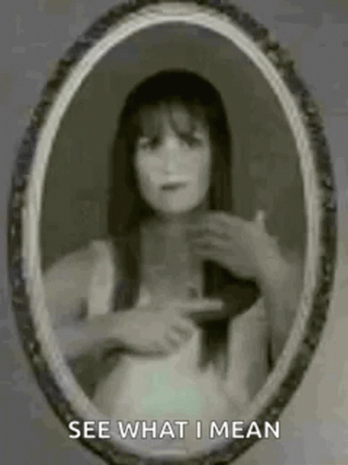 Scary Movie The Ring Mirror Scene Parody GIF