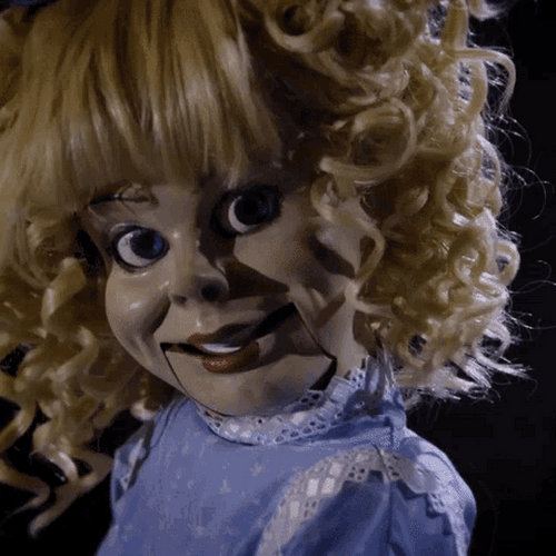 Scary Puppet Girl GIF