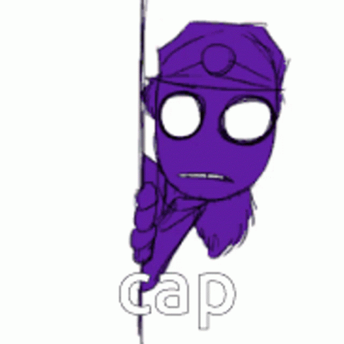 Scary Purple Guy William Hiding GIF