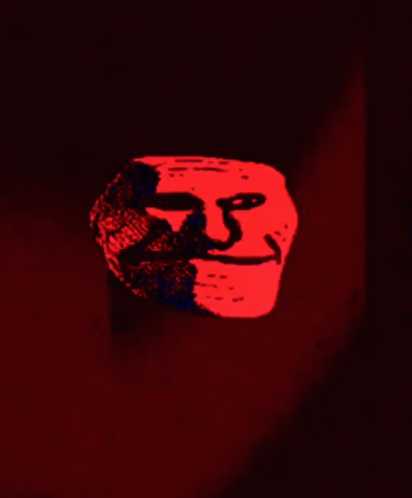 Scary Red Troll Face Phonk GIF
