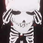 Scary Skull Crazy GIF