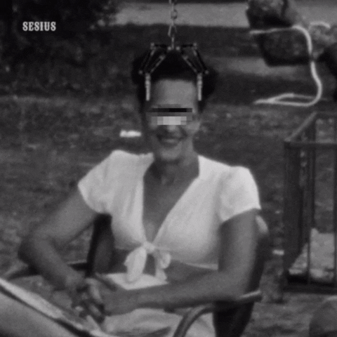 Scary Skull Girl Transformation GIF