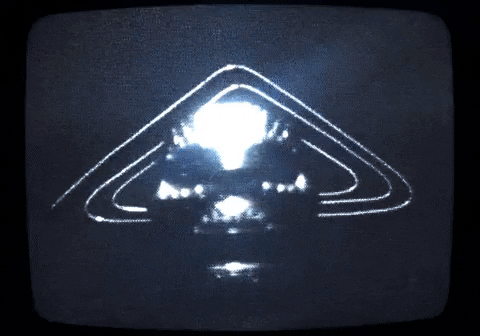 Scary Skull Metallic 80sart GIF