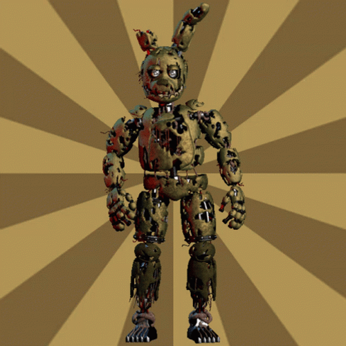 Scary Springtrap Five Nights At Freddy's GIF